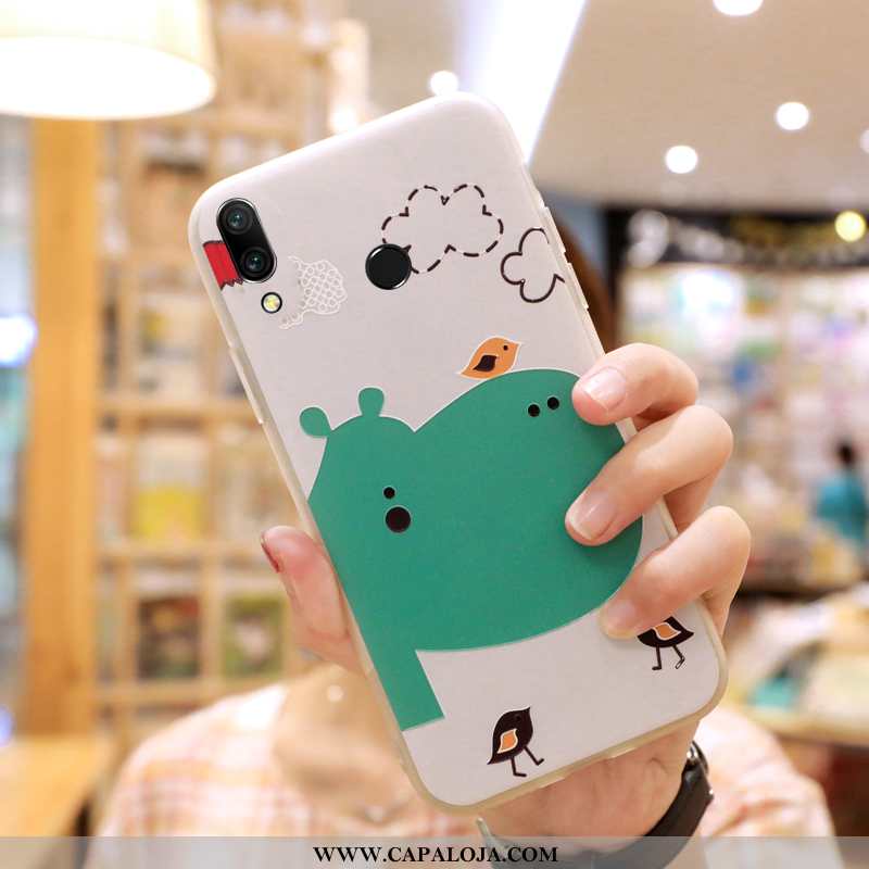 Capa Huawei P Smart+ Fosco Antiqueda Silicone Vermelha Verde, Capas Huawei P Smart+ Personalizada Pr