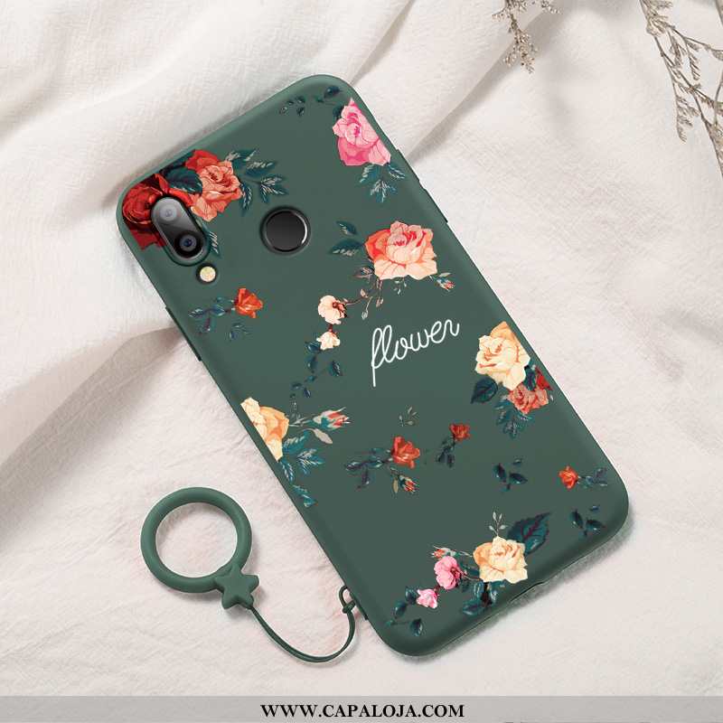 Capa Huawei P Smart+ Personalizada Tendencia Claro Antiqueda Verde, Capas Huawei P Smart+ Criativas 