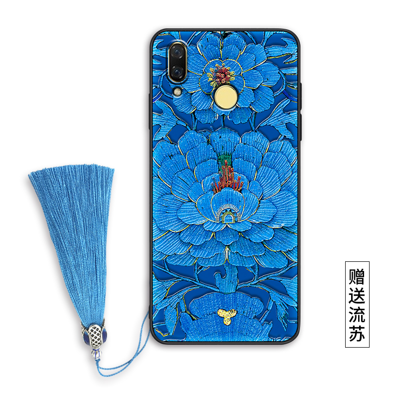 Capa Huawei P Smart+ Protetoras Personalizado Cases Midi Azul, Capas Huawei P Smart+ Silicone Venda