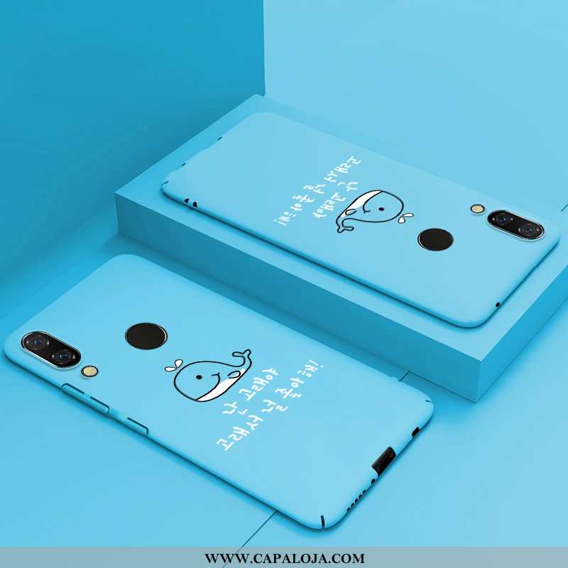 Capa Huawei P Smart+ Protetoras Telemóvel Super Vermelha Azul, Capas Huawei P Smart+ Personalizado B