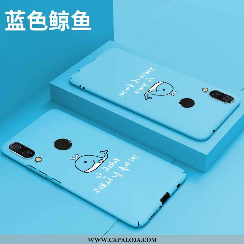 Capa Huawei P Smart+ Protetoras Telemóvel Super Vermelha Azul, Capas Huawei P Smart+ Personalizado B