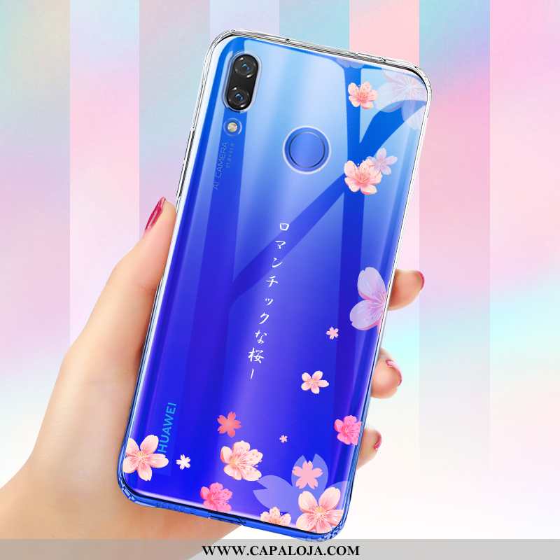 Capa Huawei P Smart+ Soft Feminino Capas Clara Azul, Huawei P Smart+ Protetoras Venda