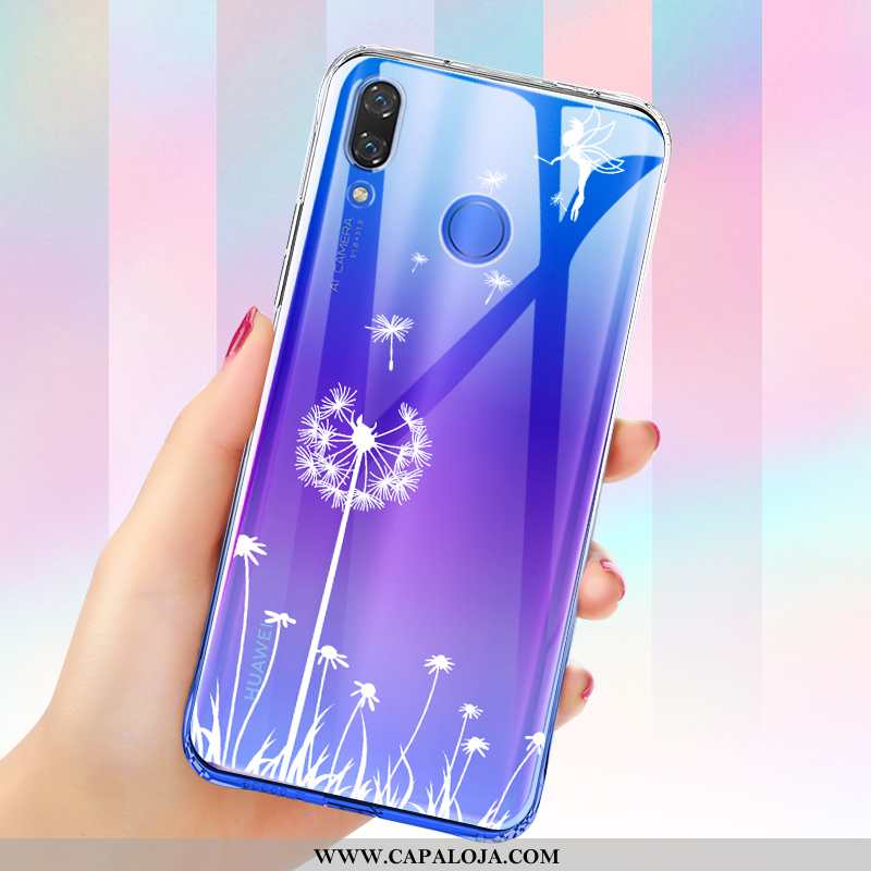 Capa Huawei P Smart+ Soft Feminino Capas Clara Azul, Huawei P Smart+ Protetoras Venda