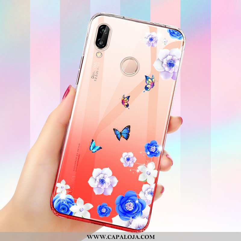 Capa Huawei P Smart+ Soft Feminino Capas Clara Azul, Huawei P Smart+ Protetoras Venda