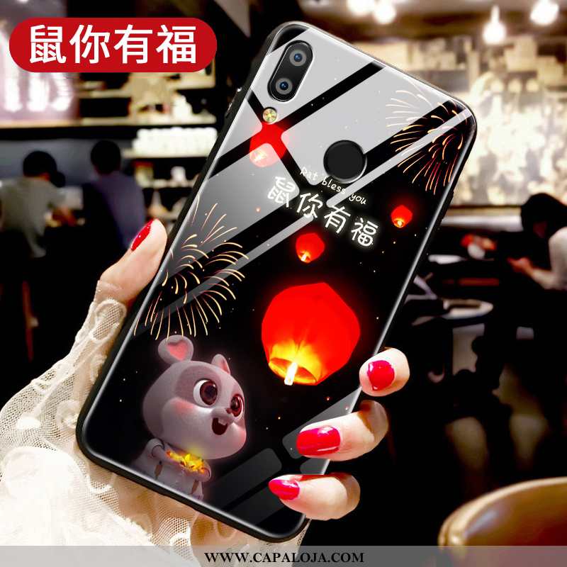 Capa Huawei P Smart+ Tendencia Masculino Capas Antiqueda Vermelho, Huawei P Smart+ Soft Baratos