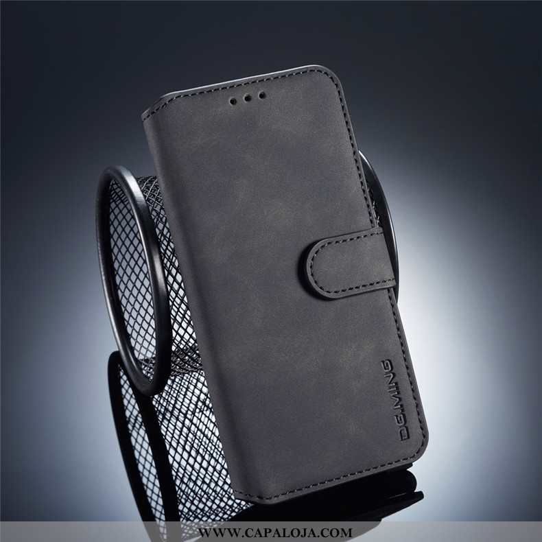 Capa Huawei P20 Couro Cinza Telemóvel Negócio, Capas Huawei P20 Cases Venda