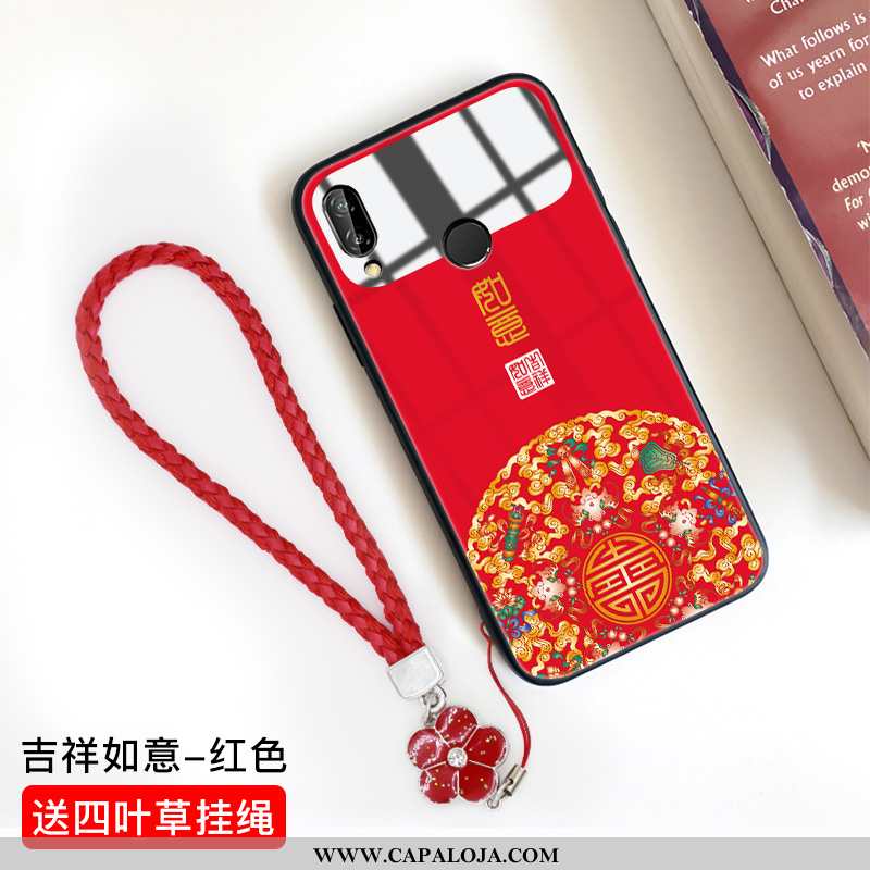 Capa Huawei P20 Lite Bonitos Personalizado Casal Antiqueda Vermelho, Capas Huawei P20 Lite Protetora