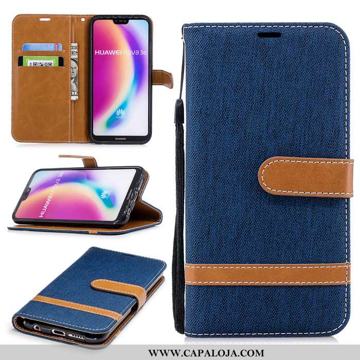 Capa Huawei P20 Lite Couro Cases Vermelha Capas Vermelho, Huawei P20 Lite Protetoras Online