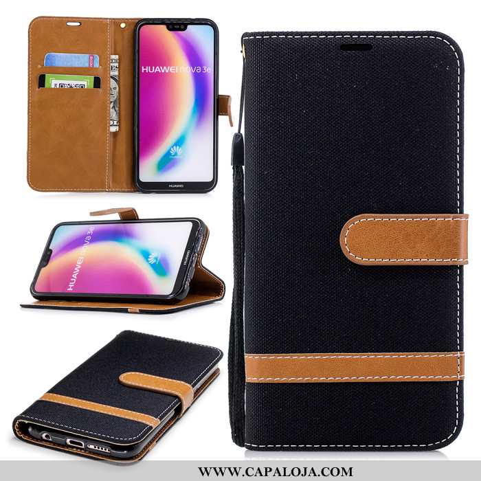 Capa Huawei P20 Lite Couro Cases Vermelha Capas Vermelho, Huawei P20 Lite Protetoras Online