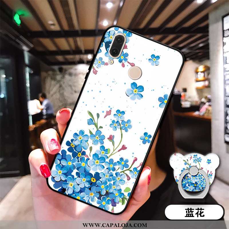 Capa Huawei P20 Lite Silicone Azul Antiqueda Telemóvel, Capas Huawei P20 Lite Feminino Comprar