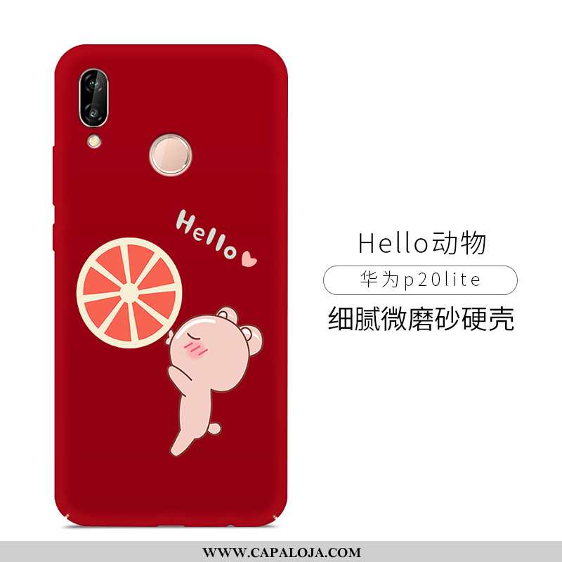 Capa Huawei P20 Lite Tendencia Pintado Cases Vermelha Vermelho, Capas Huawei P20 Lite Protetoras Bar