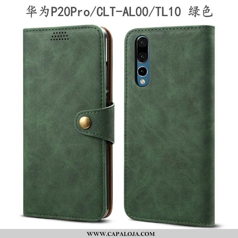 Capa Huawei P20 Pro Couro Telemóvel Capas Marrom Castanho, Huawei P20 Pro Protetoras Online