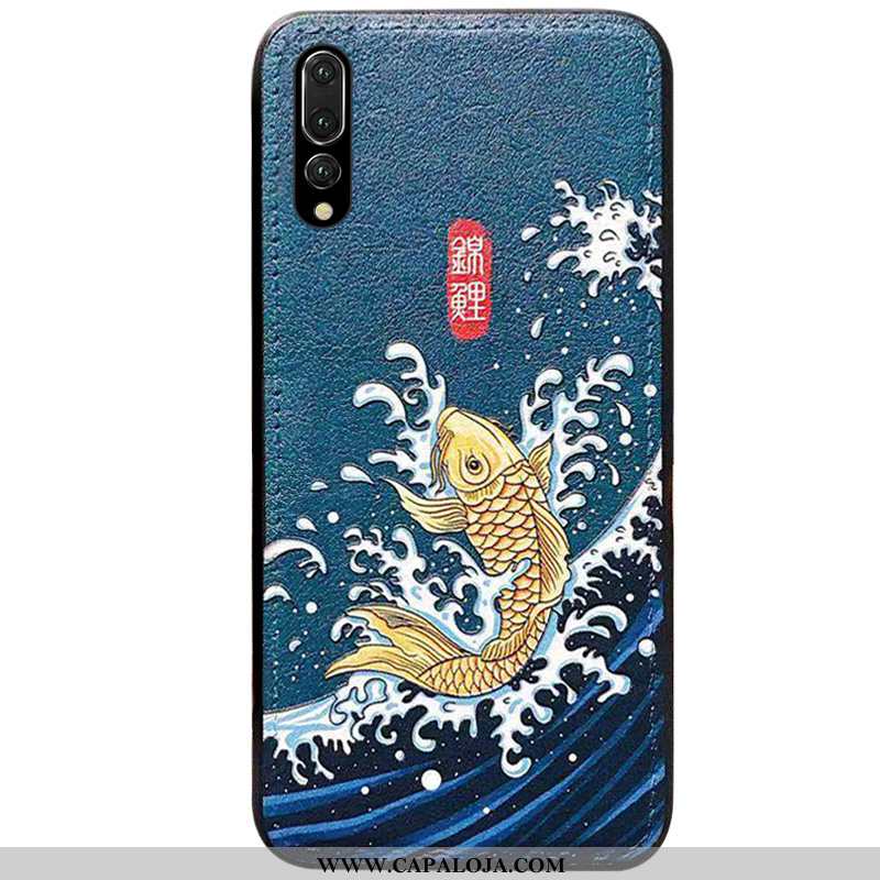 Capa Huawei P20 Pro Criativas Palace Protetoras Soft Azul, Capas Huawei P20 Pro Vintage Comprar