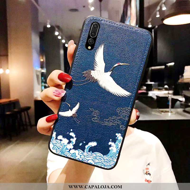 Capa Huawei P20 Pro Criativas Palace Protetoras Soft Azul, Capas Huawei P20 Pro Vintage Comprar