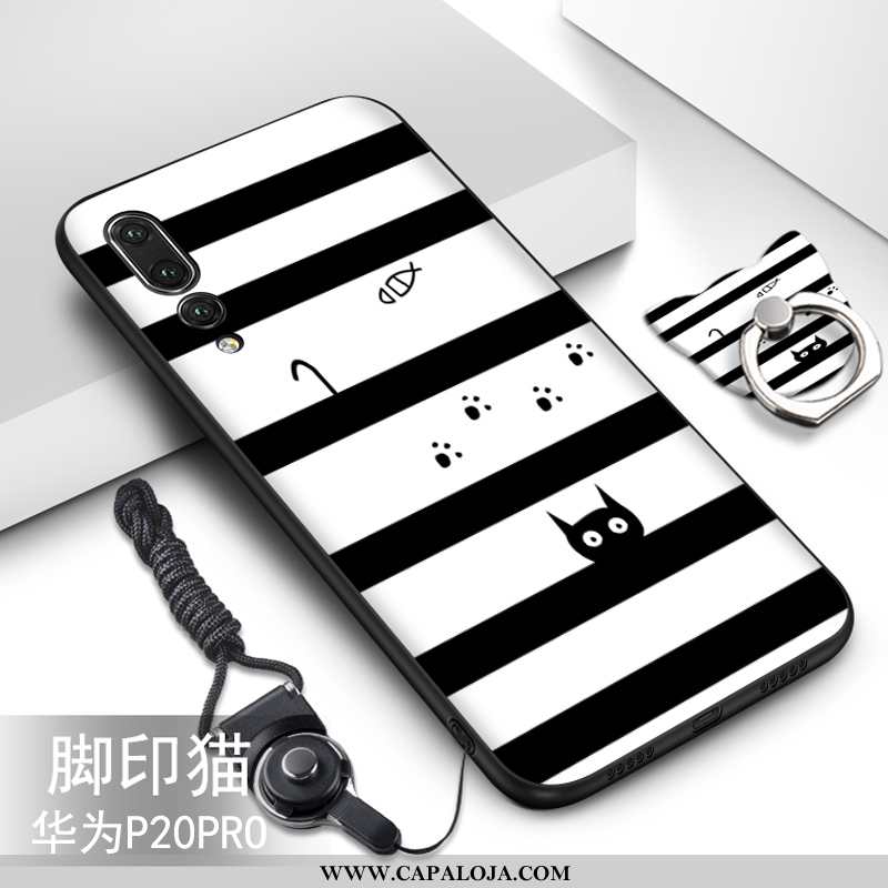 Capa Huawei P20 Pro Desenho Animado Criativas Masculino Soft Preto, Capas Huawei P20 Pro Fofas Barat