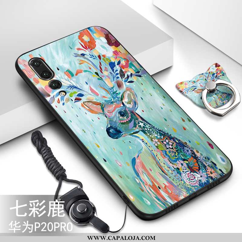 Capa Huawei P20 Pro Desenho Animado Criativas Masculino Soft Preto, Capas Huawei P20 Pro Fofas Barat