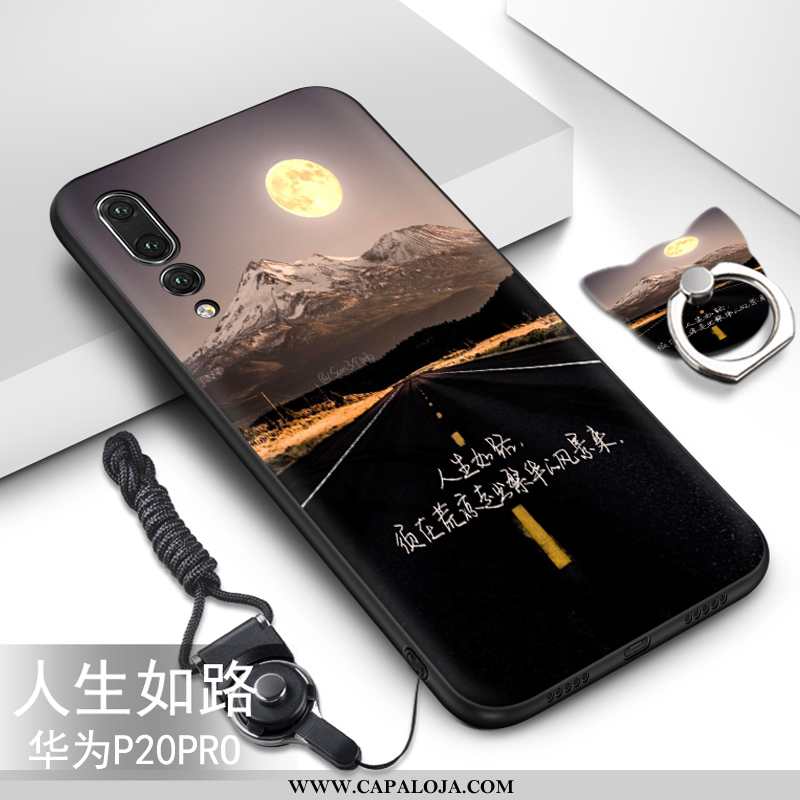 Capa Huawei P20 Pro Desenho Animado Criativas Masculino Soft Preto, Capas Huawei P20 Pro Fofas Barat