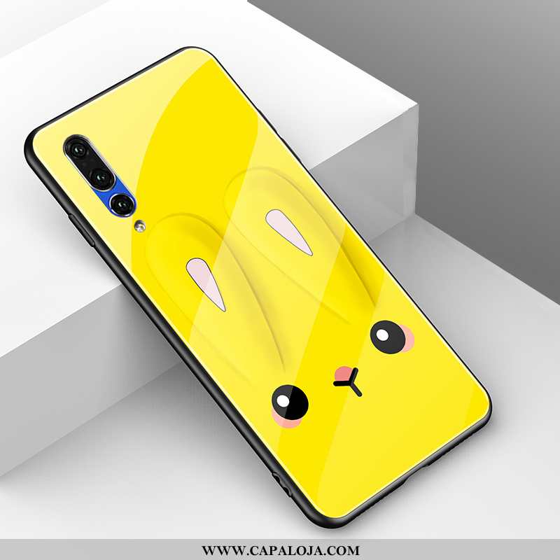 Capa Huawei P20 Pro Estiloso Desenho Animado Coelho Cases Amarelo, Capas Huawei P20 Pro Personalizad