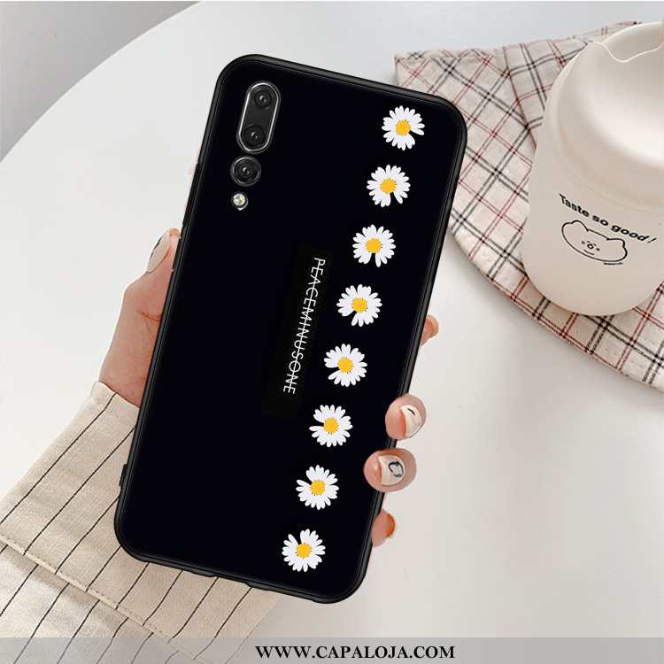 Capa Huawei P20 Pro Personalizada Casal Completa Malha Preto, Capas Huawei P20 Pro Soft Baratos