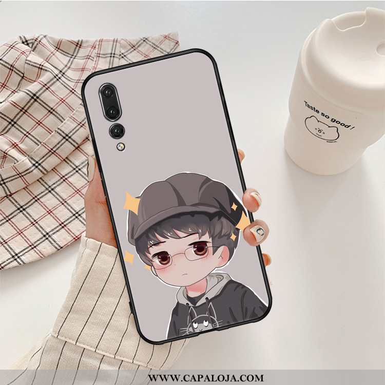 Capa Huawei P20 Pro Personalizada Casal Completa Malha Preto, Capas Huawei P20 Pro Soft Baratos