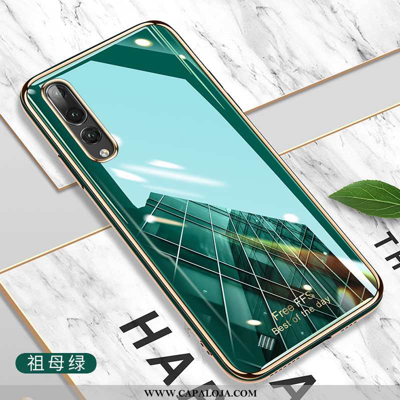 Capa Huawei P20 Pro Protetoras Cases Bonitos Telemóvel Verde, Capas Huawei P20 Pro Silicone Baratas