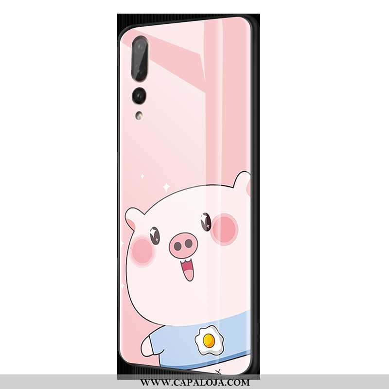 Capa Huawei P20 Pro Protetoras Cases Rosa Soft, Capas Huawei P20 Pro Vidro Promoção