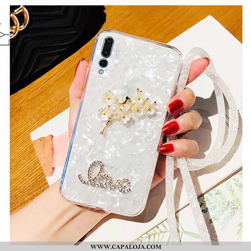 Capa Huawei P20 Pro Protetoras Tendencia Cases Cola Prata, Capas Huawei P20 Pro Cravejada Promoção