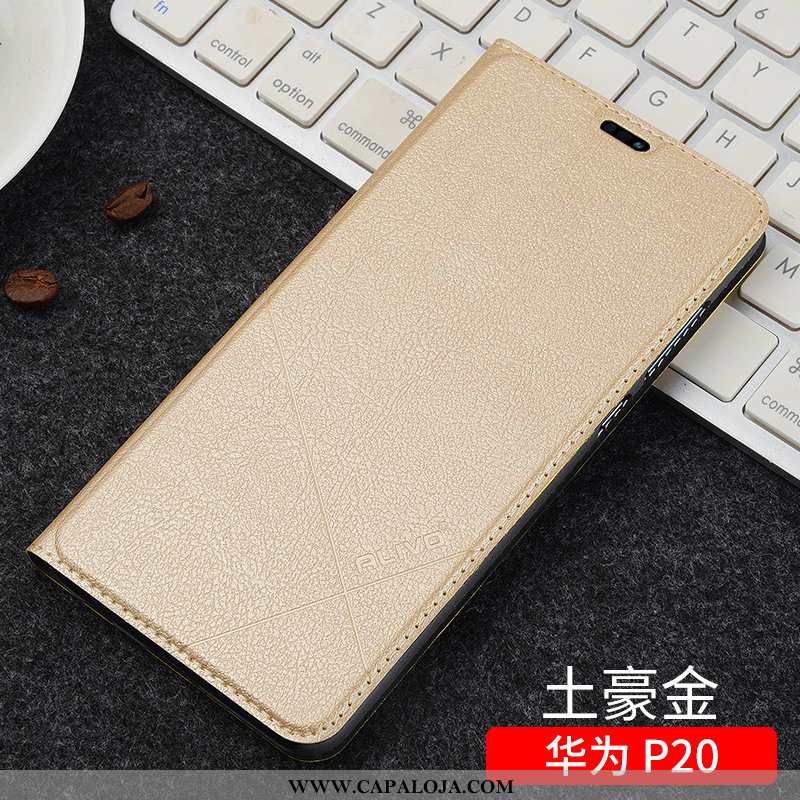 Capa Huawei P20 Protetoras Antiqueda Telemóvel Masculino Preto, Capas Huawei P20 Couro Comprar