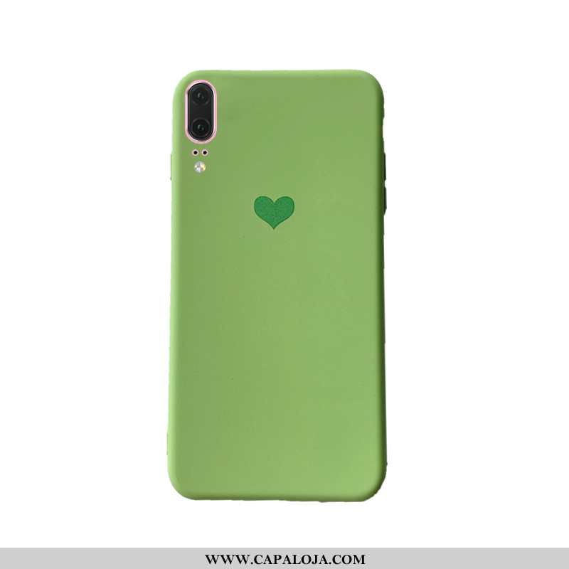 Capa Huawei P20 Slim Vermelha Capas Malha Verde, Huawei P20 Tendencia Online