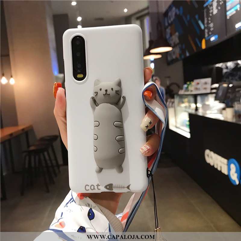 Capa Huawei P30 Cordao Bonitos Capas Vermelha Branco, Huawei P30 Personalizado Venda