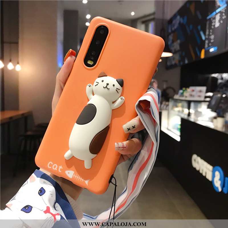 Capa Huawei P30 Cordao Bonitos Capas Vermelha Branco, Huawei P30 Personalizado Venda