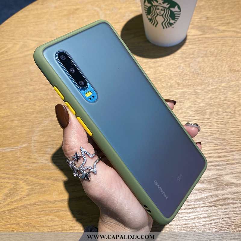 Capa Huawei P30 Criativas Fosco Personalizado Simples Laranja, Capas Huawei P30 Soft Barato