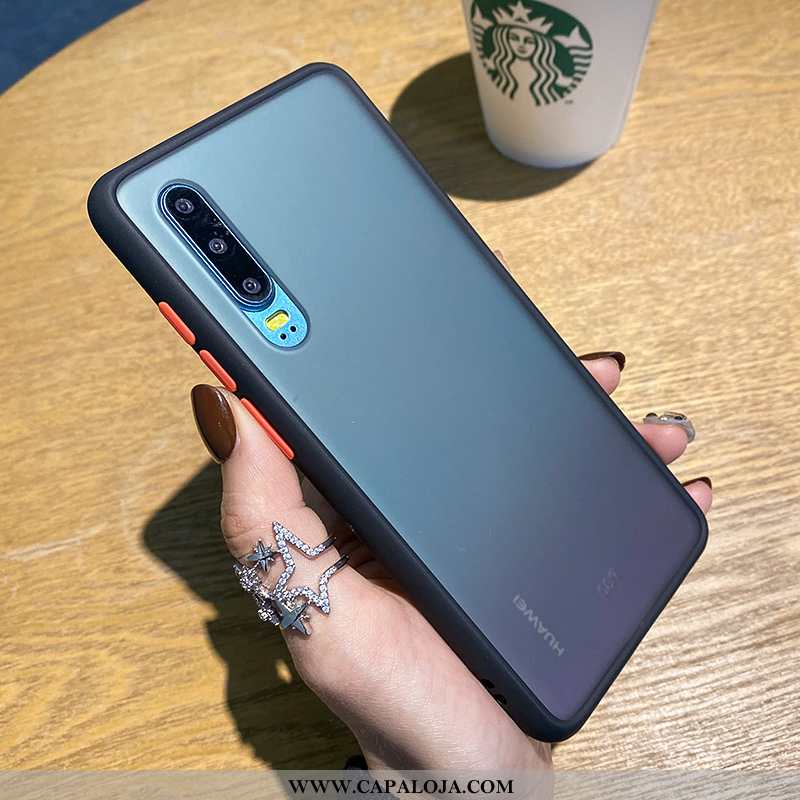 Capa Huawei P30 Criativas Fosco Personalizado Simples Laranja, Capas Huawei P30 Soft Barato