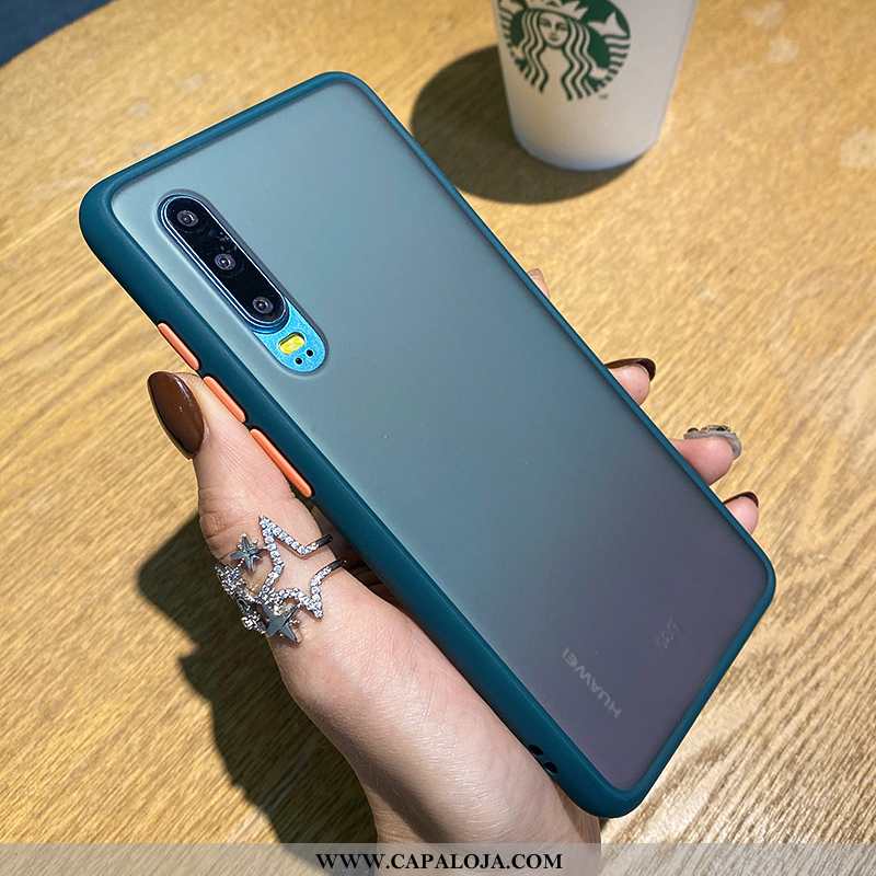 Capa Huawei P30 Criativas Fosco Personalizado Simples Laranja, Capas Huawei P30 Soft Barato