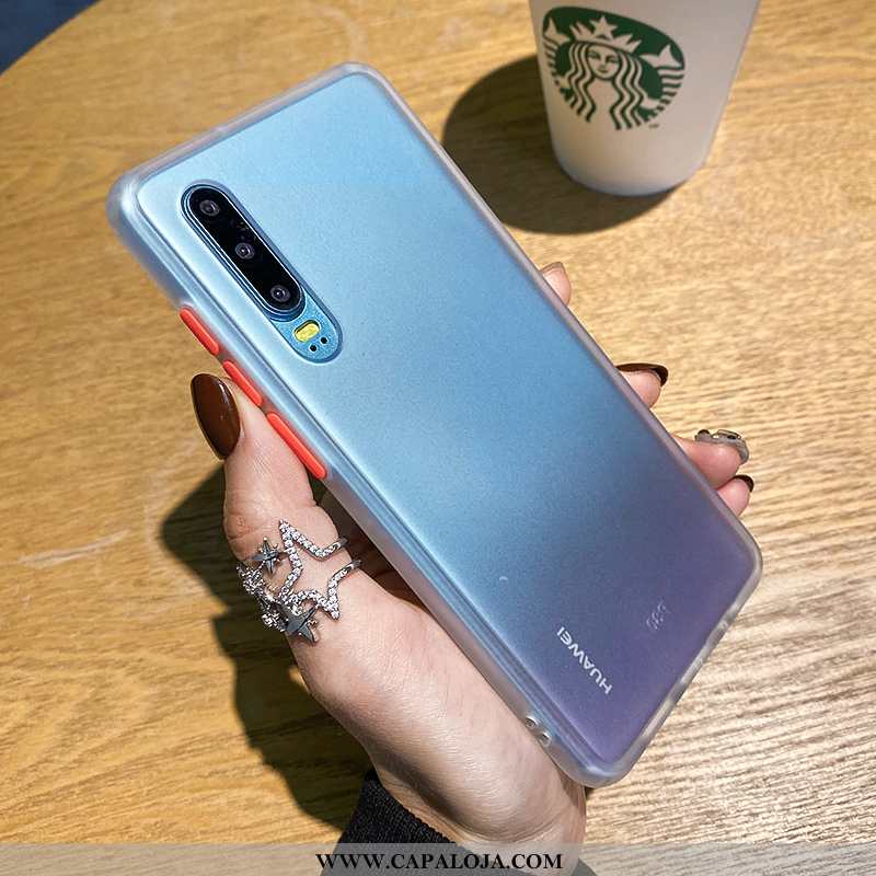 Capa Huawei P30 Criativas Fosco Personalizado Simples Laranja, Capas Huawei P30 Soft Barato