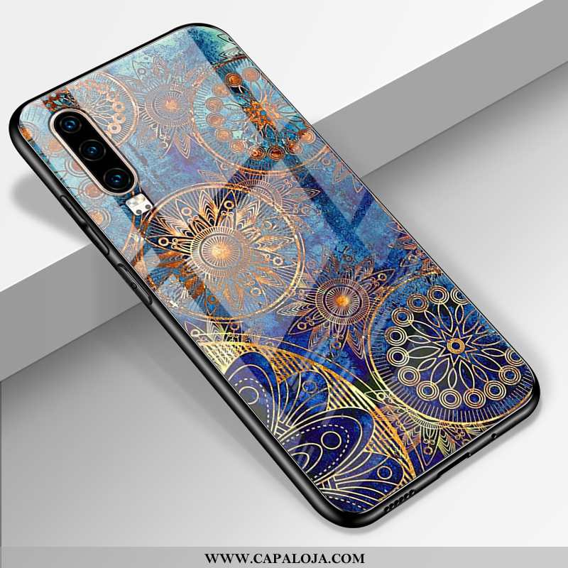 Capa Huawei P30 Criativas Frente Antiqueda Protetoras Preto, Capas Huawei P30 Tendencia Baratas