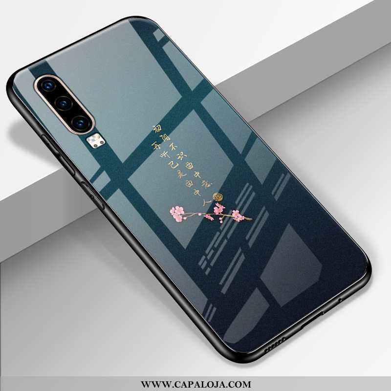 Capa Huawei P30 Criativas Frente Antiqueda Protetoras Preto, Capas Huawei P30 Tendencia Baratas