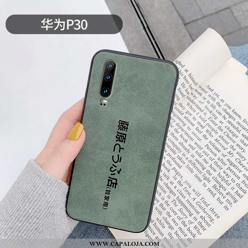 Capa Huawei P30 Criativas Silicone Cases Capas Verde, Huawei P30 Retro Comprar