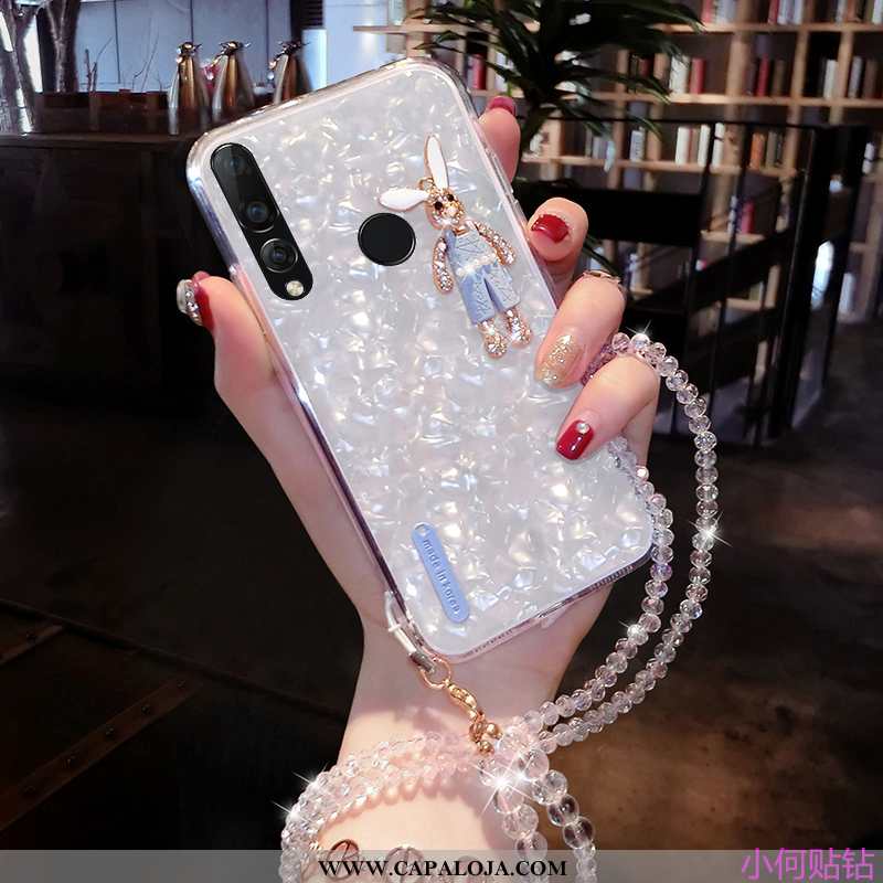 Capa Huawei P30 Lite Cordao Antiqueda Completa Capas Branco, Huawei P30 Lite Tendencia Venda