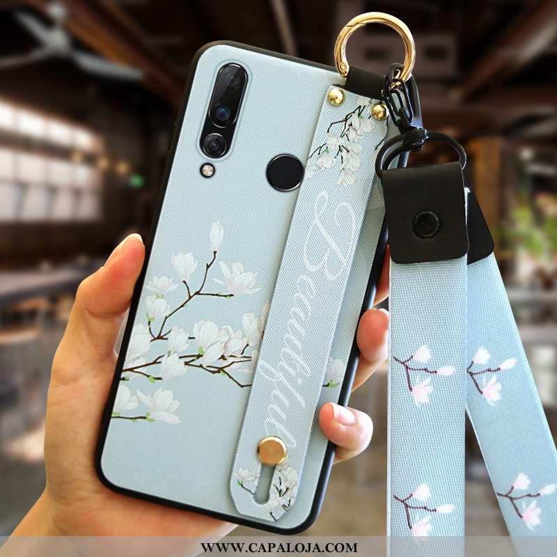 Capa Huawei P30 Lite Cordao Capas Verde Feminino, Huawei P30 Lite Tendencia Comprar