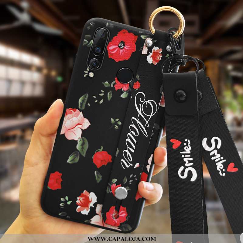 Capa Huawei P30 Lite Cordao Capas Verde Feminino, Huawei P30 Lite Tendencia Comprar