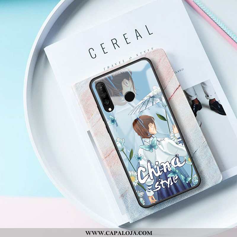 Capa Huawei P30 Lite Protetoras Vermelha Cases Antiqueda Azul, Capas Huawei P30 Lite Vidro Promoção