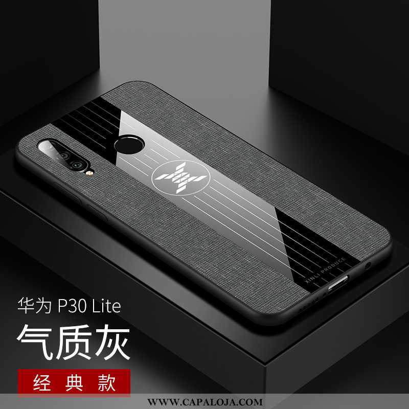 Capa Huawei P30 Lite Tendencia Capas Malha Negócio Preto, Huawei P30 Lite Soft Baratas