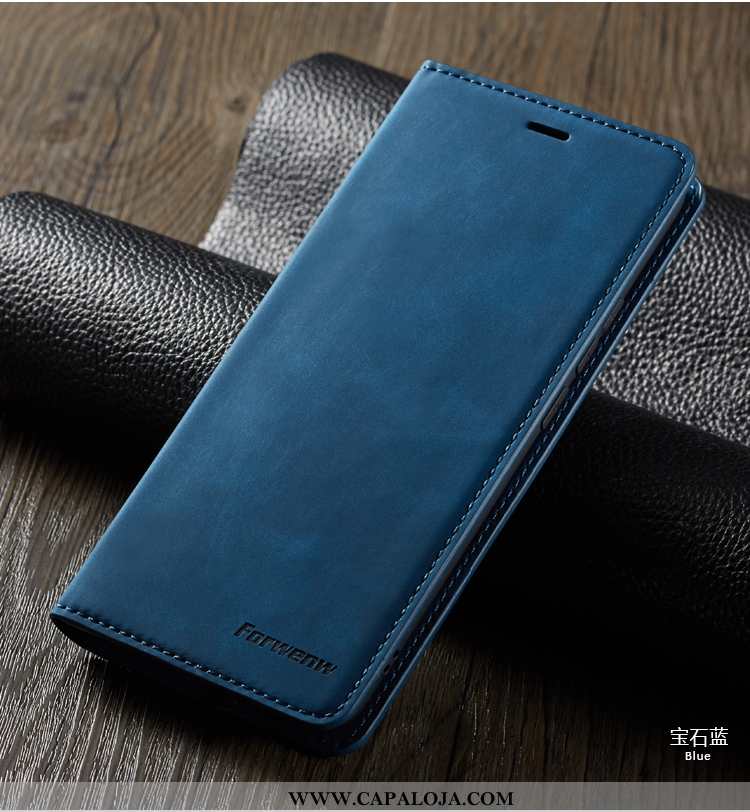 Capa Huawei P30 Lite Xl Couro Telemóvel Cases Frente E Verso Caqui, Capas Huawei P30 Lite Xl Baratos