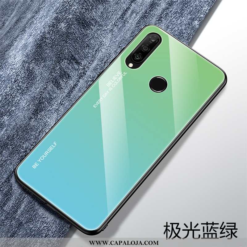 Capa Huawei P30 Lite Xl Criativas Masculino Antiqueda Silicone Verde, Capas Huawei P30 Lite Xl Tende