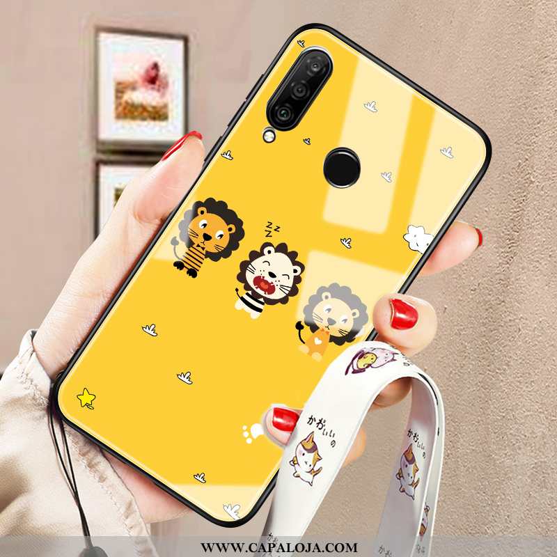 Capa Huawei P30 Lite Xl Protetoras Completa Amarelo Cases, Capas Huawei P30 Lite Xl Vidro Venda