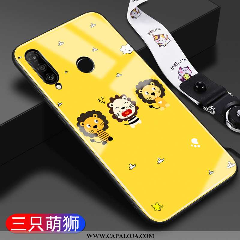 Capa Huawei P30 Lite Xl Protetoras Completa Amarelo Cases, Capas Huawei P30 Lite Xl Vidro Venda