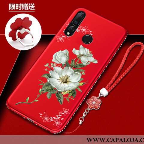 Capa Huawei P30 Lite Xl Protetoras Feminino Antiqueda Cases Vermelho, Capas Huawei P30 Lite Xl Silic