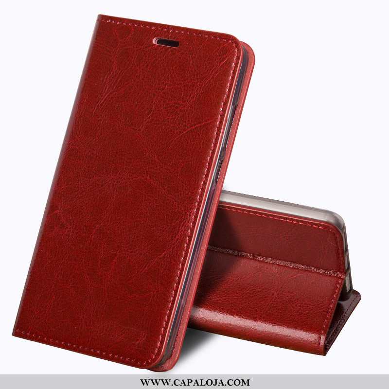 Capa Huawei P30 Lite Xl Vintage Business Cover Protetoras Vermelho, Capas Huawei P30 Lite Xl Soft Co