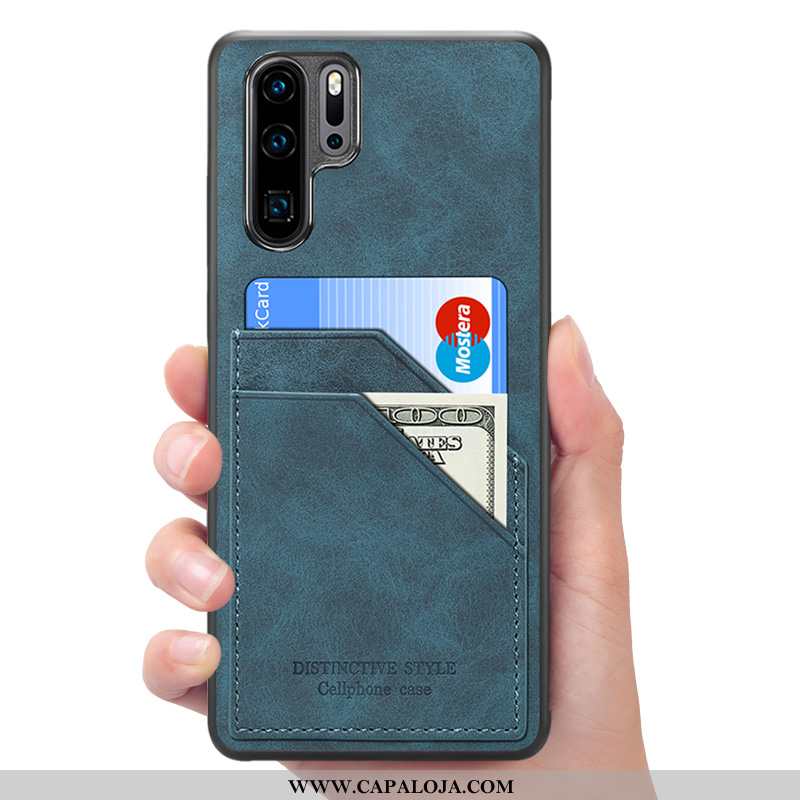 Capa Huawei P30 Pro Couro Masculino Telemóvel Cases Vermelho, Capas Huawei P30 Pro Carteira Baratos